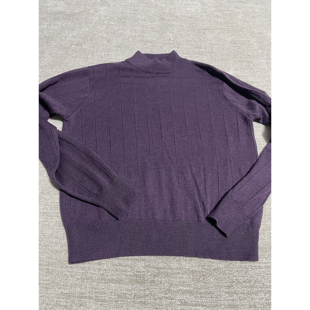 Jennifer Moore Sweater  Women’s Medium Purple Long Sleeve Pullover